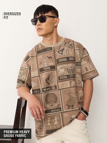 Buy Freedom Edition: Stamps Men Oversized T-Shirt Online OS23