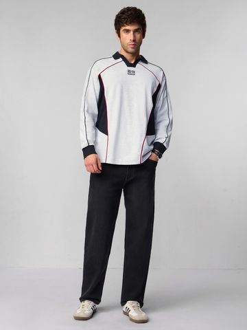 Buy Oversized Polo: Steel Wave Men Oversized Polo Online P09