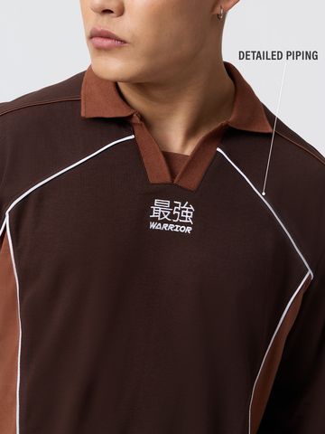 Buy Oversized Polo: Castanea Men Oversized Polo Online P09