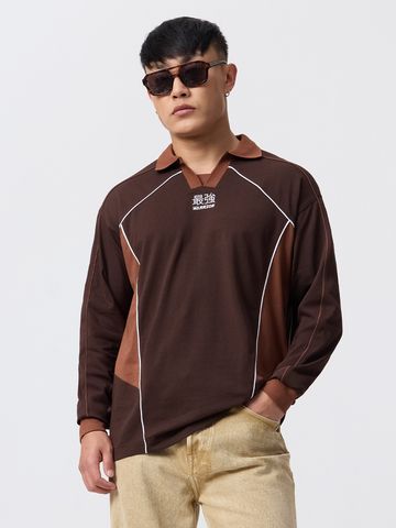 Buy Oversized Polo: Castanea Men Oversized Polo Online P09