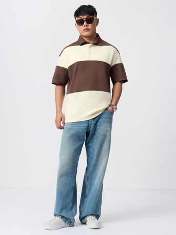 Buy Oversized Polo: Nutmeg Men Oversized Polo Online P09