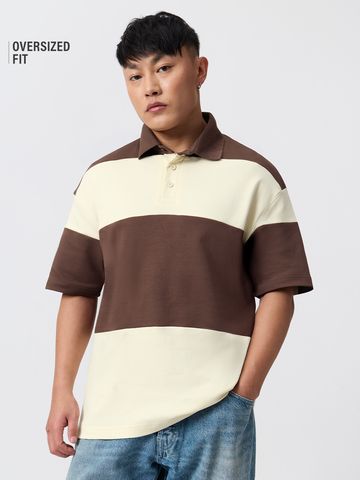 Buy Oversized Polo: Nutmeg Men Oversized Polo Online P09