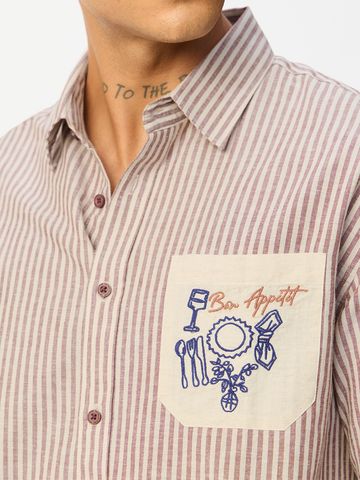 Buy Oversized Shirt: Bon Appetit Men Relaxed Shirts Online C76