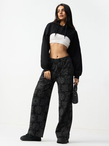 Tibetan Tales: Elements Women Flared Joggers JB65