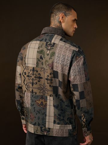 Buy Oversized Shacket: Vintage Dreams Men Shacket Online C76