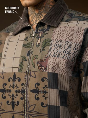 Buy Oversized Shacket: Vintage Dreams Men Shacket Online C76