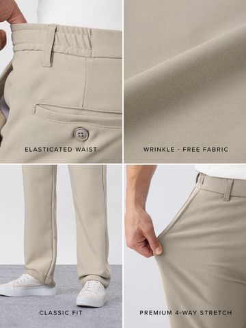 Buy Stretch Pants: Fawn For Men Online F56