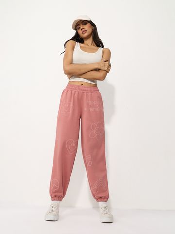 TSS Originals: Happy Human Women Overszied Jogger JB65
