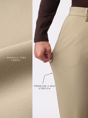Buy Classic Pants: Sandstorm Men Super Flex Pants Online F56