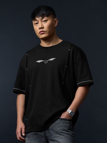 Buy Harry Potter: Silver Snitch Men Oversized T-Shirts Online OS23