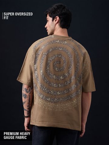 Buy Oversized T-Shirt: Chakravyuh Oversized T-Shirts Online OS23