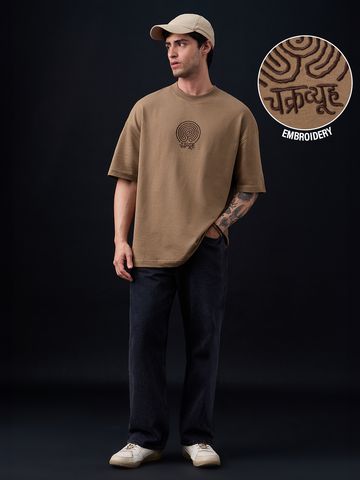 Buy Oversized T-Shirt: Chakravyuh Oversized T-Shirts Online OS23