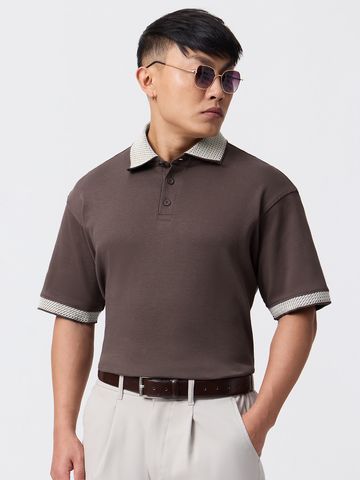 Buy Oversized Polo: Brownstone Men Oversized Polo Online P09