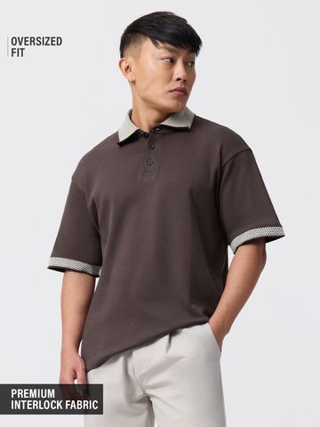 Buy Oversized Polo: Brownstone Men Oversized Polo Online P09