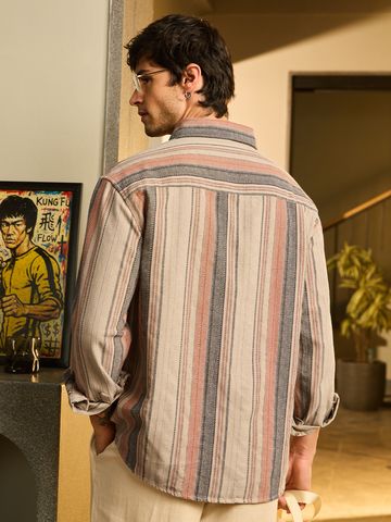 Buy Textured Shirt: Canyon Men Relaxed Shirts Online C76