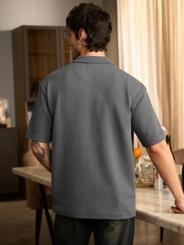 Buy Textured Polo: Storm Men Polos Online P09