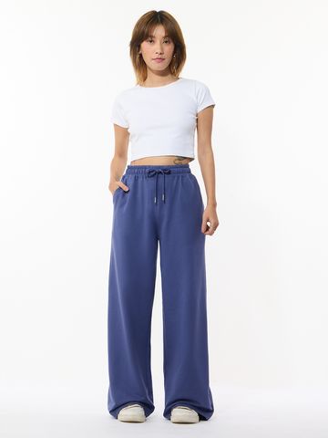Flared Joggers: Steel Mist Women Flared Joggers JB65