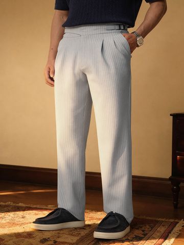 Buy Korean Pants: Urban Stripes Men Korean Pants Online F56