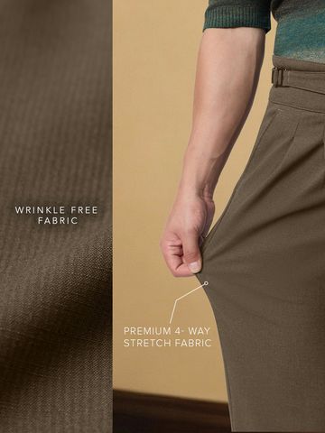 Buy Gurkha Pants: Espresso Men Pants Online F56
