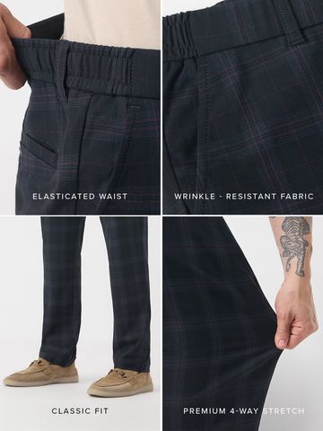 Buy Stretch Pants: Bayside For Men Online F56