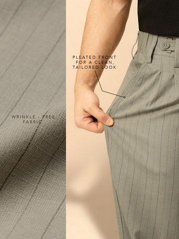 Buy Korean Pants: Khaki Dune Men Korean Pants Online F56