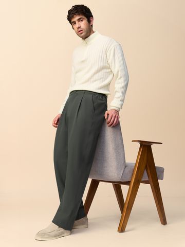 Buy Korean Pants: Rich Grey Men Online F56