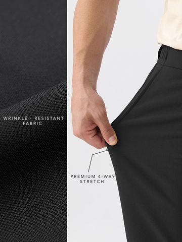 Buy Slim-Fit Pants: Charcoal Ash Men Pants Online F56