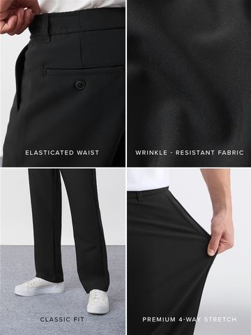 Buy Stretch Pants: Onyx For Men Online F56