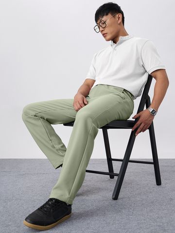 Buy Classic Pants: Forest Trail Men Super Flex Pants Online F56
