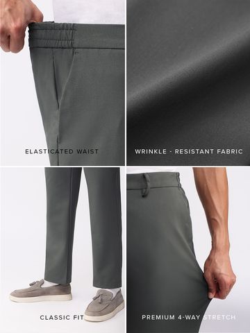 Buy Classic Pants: Anchor Men Super Flex Pants Online F56