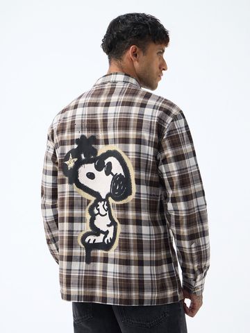Buy Peanuts: Cool Snoopy Men Relaxed Shirt Online C76