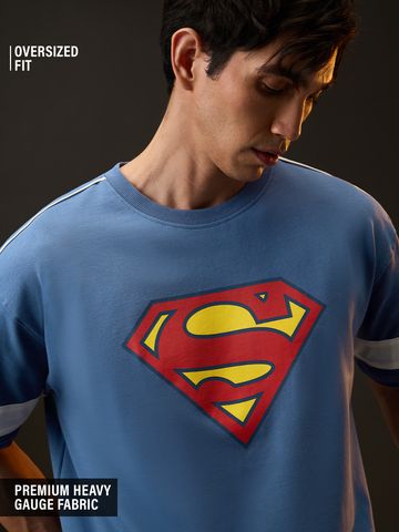 Buy Superman: Classic Oversized T-shirt Online OS23
