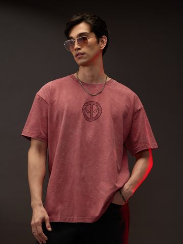 Buy Deadpool: Anti-Hero Oversized T-Shirts Online OS23