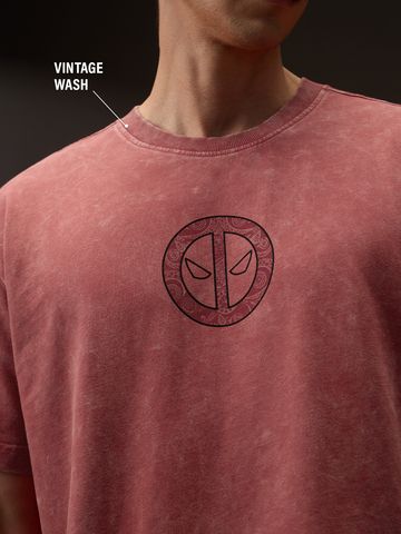 Buy Deadpool: Anti-Hero Oversized T-Shirts Online OS23