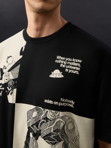Buy Rick & Morty: Nothing On Purpose Men Oversized T-Shirts Online OS23