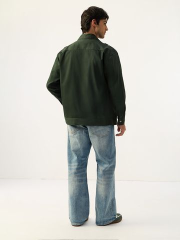 Buy Oversized Shacket: Military Olive Men Shackets Online C76