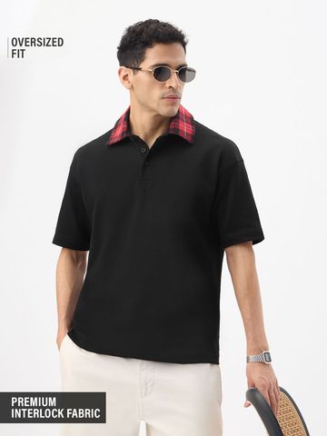 Buy Oversized Polo: Crossfade Men Oversized Polo Online P09