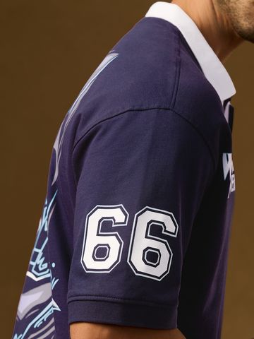Buy Black Panther: Mask 66 Men Oversized Polo Online P09