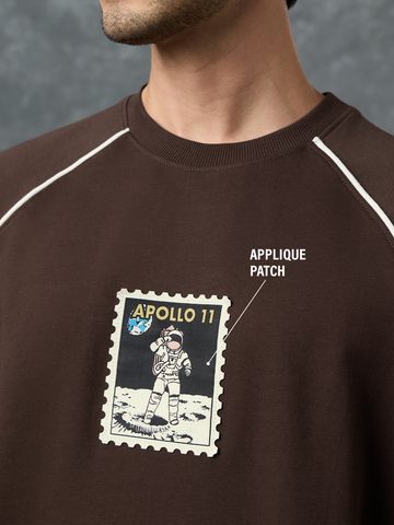 Buy NASA: Man On The Moon Men Oversized T-Shirts Online OS23