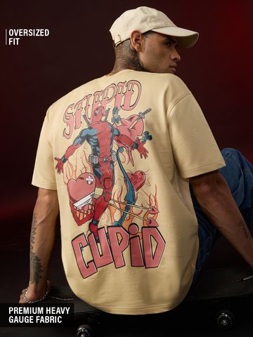 Buy Deadpool: Cupid Men Oversized T-Shirt Online OS23
