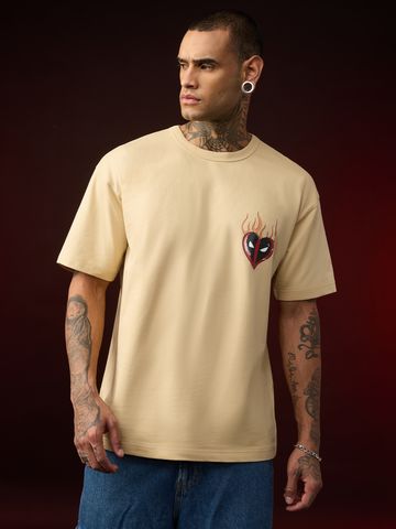 Buy Deadpool: Cupid Men Oversized T-Shirt Online OS23