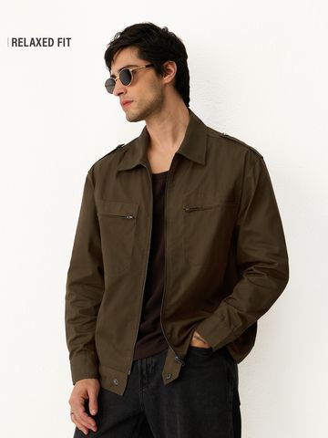 Buy Oversized Shacket: Desert Palm Men Shackets Online C76