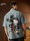 Buy Mickey Mouse: Skating Men Oversized Shirts Online C76