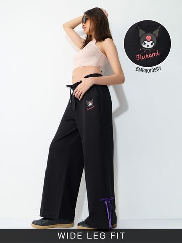 Buy Hello Kitty: Kuromi Bows Women Flared Joggers Online JB65