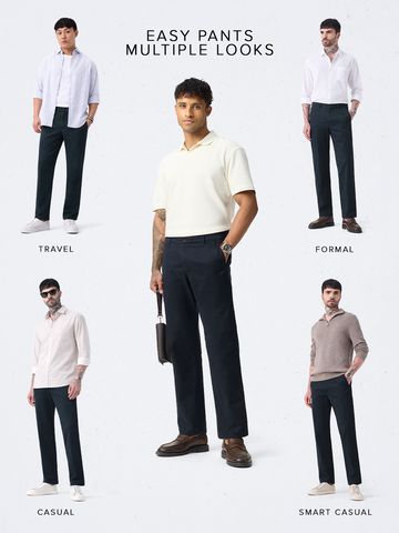 Buy Chino Pants: Indigo Men Chino Pants Online F56