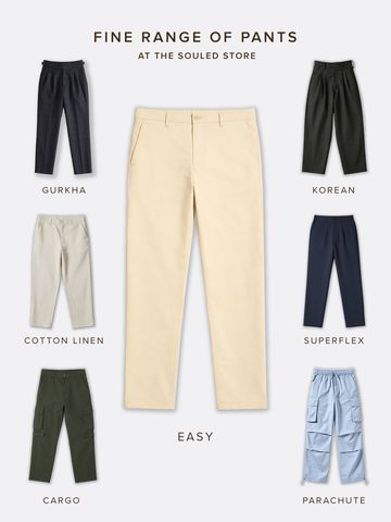 Buy Chino Pants: Almond Chino Pants Online F56