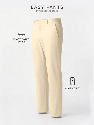 Buy Chino Pants: Almond Chino Pants Online F56