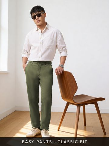 Buy Chino Pants: Basil Chino Pants Online F56
