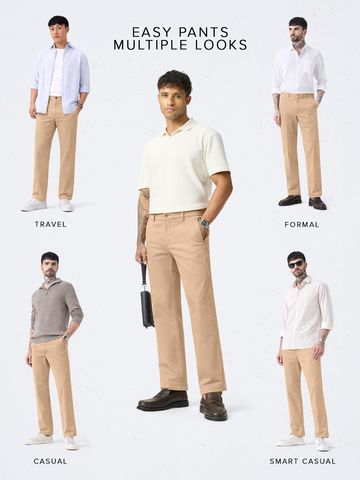 Buy Chino Pants: Walnut Men Chino Pants Online F56