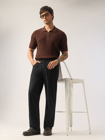 Buy Chino Pants: Kohl Black Men Online F56